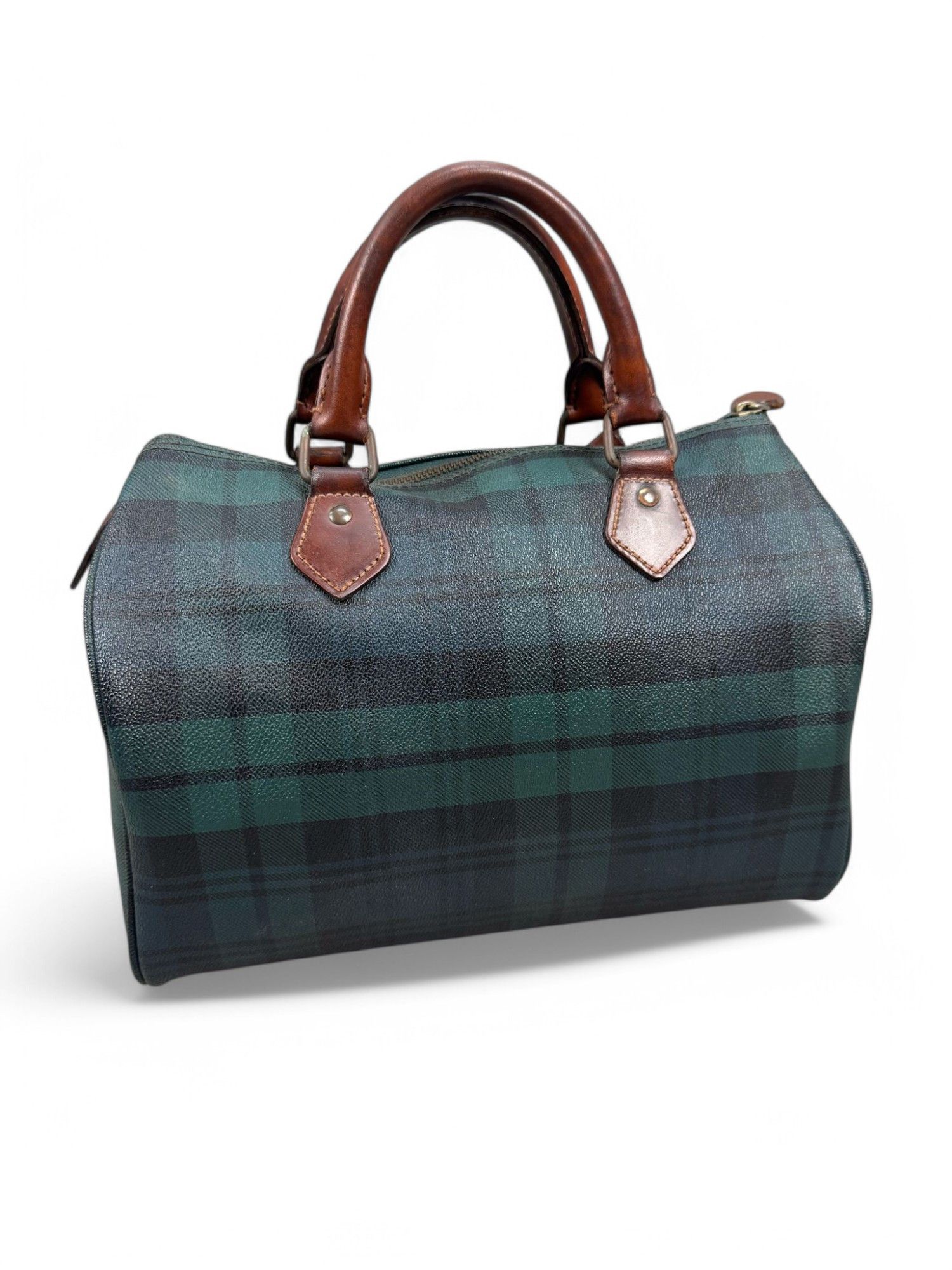 Polo Ralph Lauren Ralph Lauren - Blackwatch Plaid Green Handbag Boston Size ONE SIZE - 2 Thumbnail