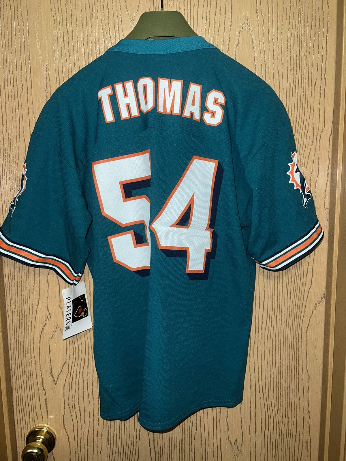 Logo Athletic × Vintage Vintage Logo Athletic Miami Dolphins Thomas Jersey #54 Sz M Size US M / EU 48-50 / 2 - 5 Thumbnail