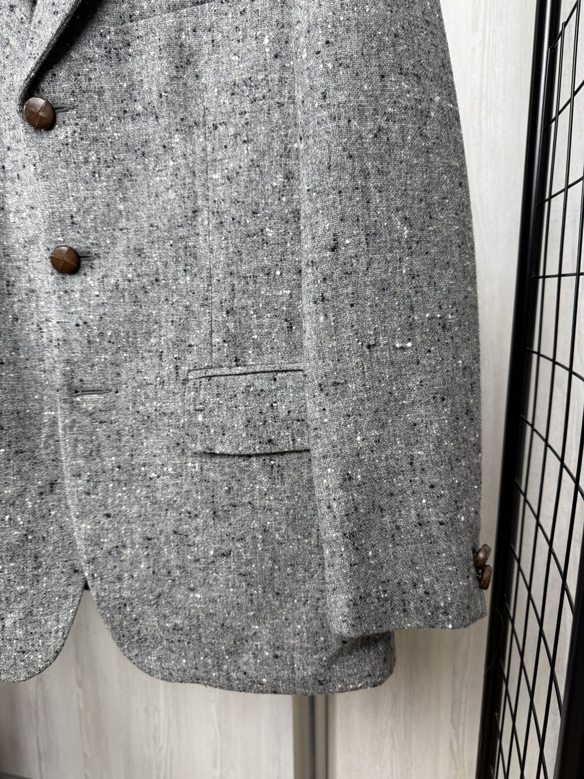 Yves Saint Laurent Yves Saint Laurent x Lanificio Paoletti wool tweed blazer Size 38R - 6 Thumbnail