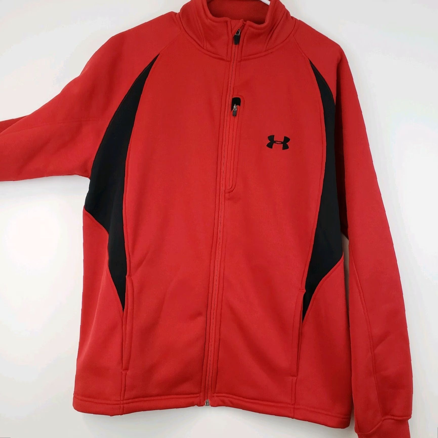 Under Armour Under Armour Jacket Mens M Red Full Zip Long Sleeve Pockets Logo Under armour Jacket M Red Full Zip Long Sleeve Pockets Logo Size US M / EU 48-50 / 2 - 2 Thumbnail