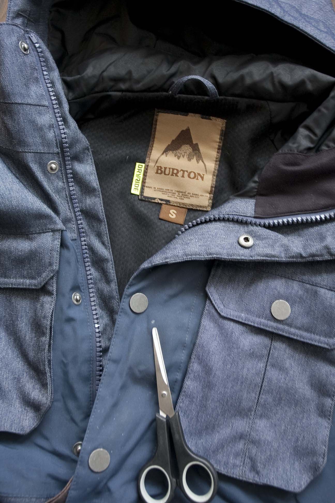 Burton Burton Jacket DryRide Snowboard Ski Denim Look Size S Size US S / EU 44-46 / 1 - 2 Thumbnail