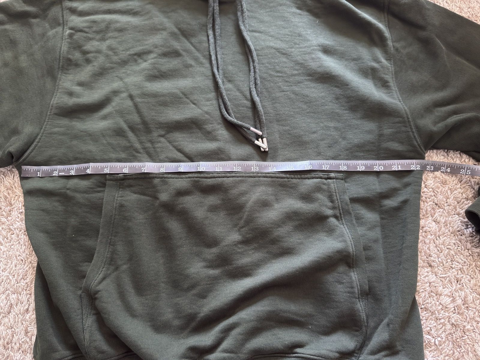 Dries Van Noten Dries Van Noten Green Cotton Relaxed Jersey Hoodie Size US S / EU 44-46 / 1 - 9 Thumbnail