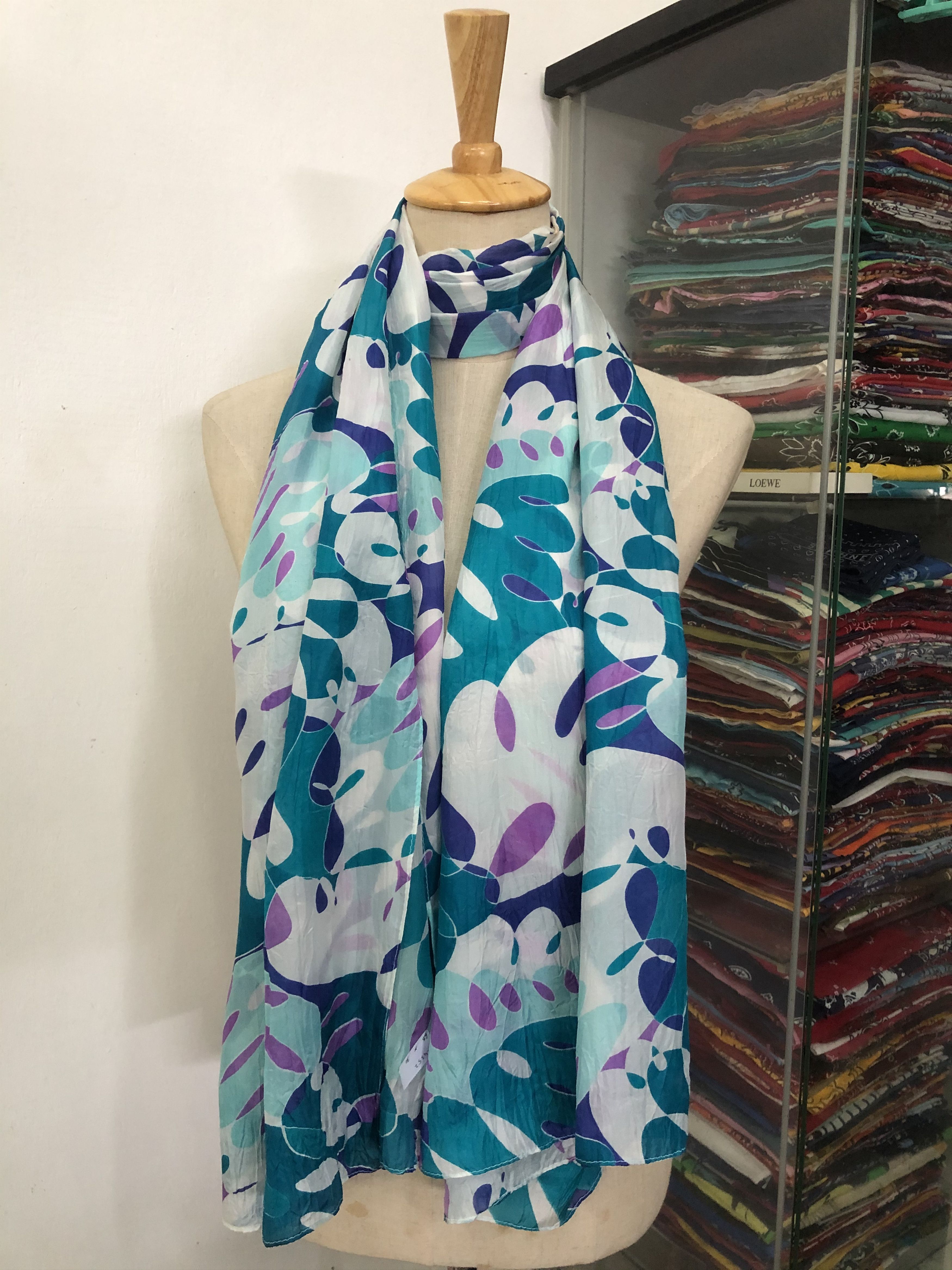 Vintage Italca of Italy Silk Scarf