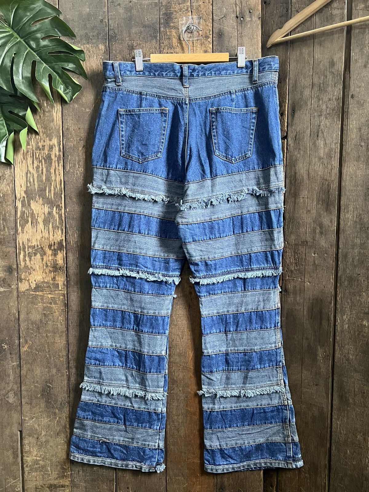 Japanese Brand × Vintage Inspired Hysteric Hagi Denim Flare Jeans Size US 34 / EU 50 - 2 Thumbnail