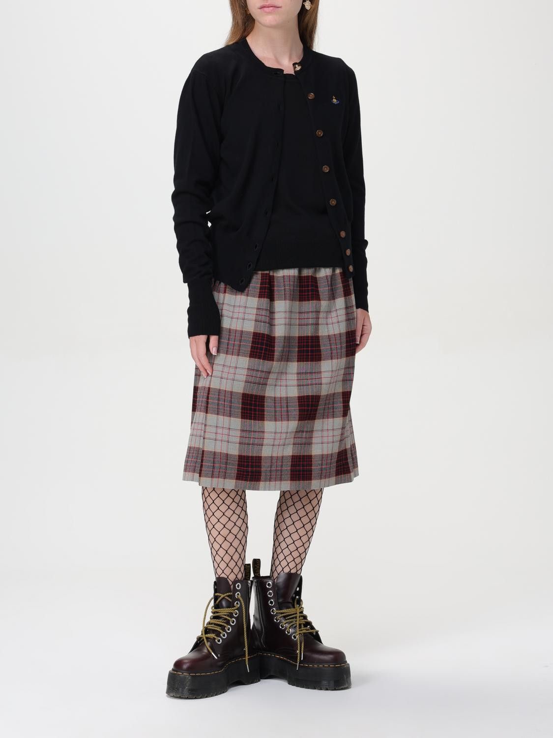 Vivienne Westwood o1s22i1n0924 Embroidered Logo Pullover Sweater in Black Size S / US 4 / IT 40 - 2 Thumbnail