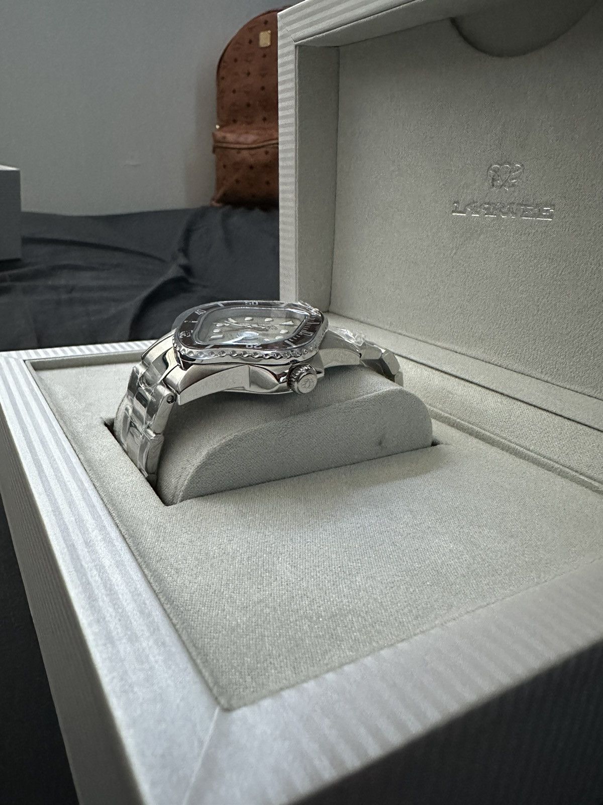 Kith × LAARVEE Laarvee x Kith exclusive watch Brown bezel/Cream dial Size ONE SIZE - 7 Thumbnail
