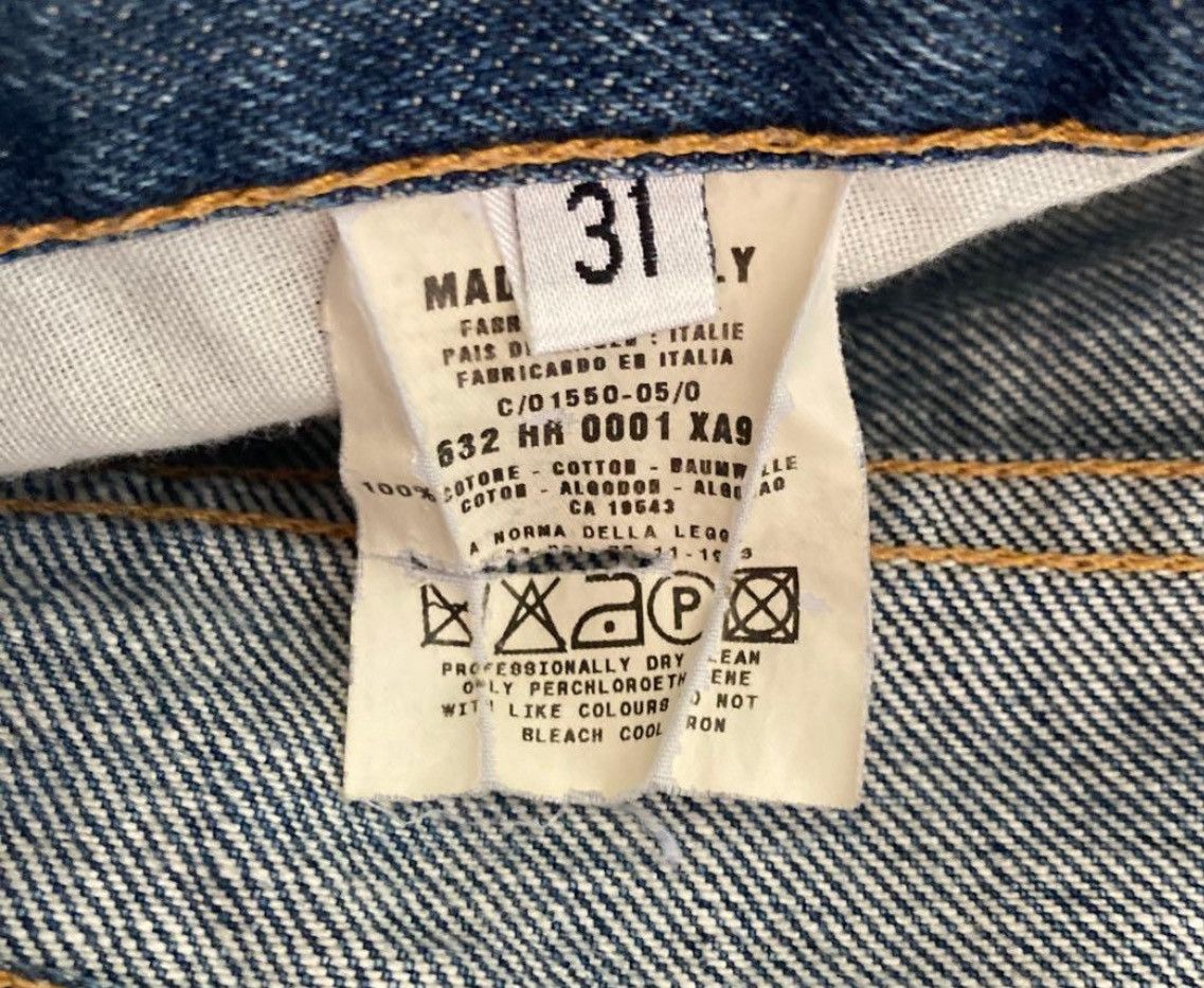Helmut Lang 1999 Classic Cut Raw Selvedge Denim Jeans Size US 31 - 4 Thumbnail