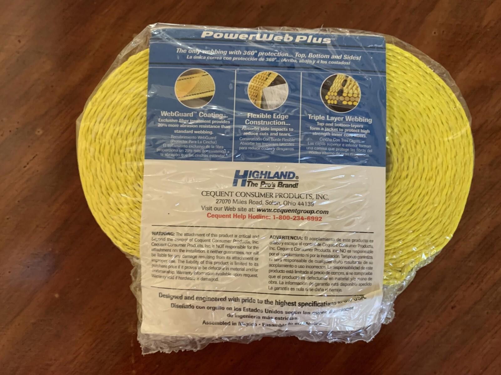 Highland 3333lb Towing Strap With Hooks Size ONE SIZE - 5 Thumbnail