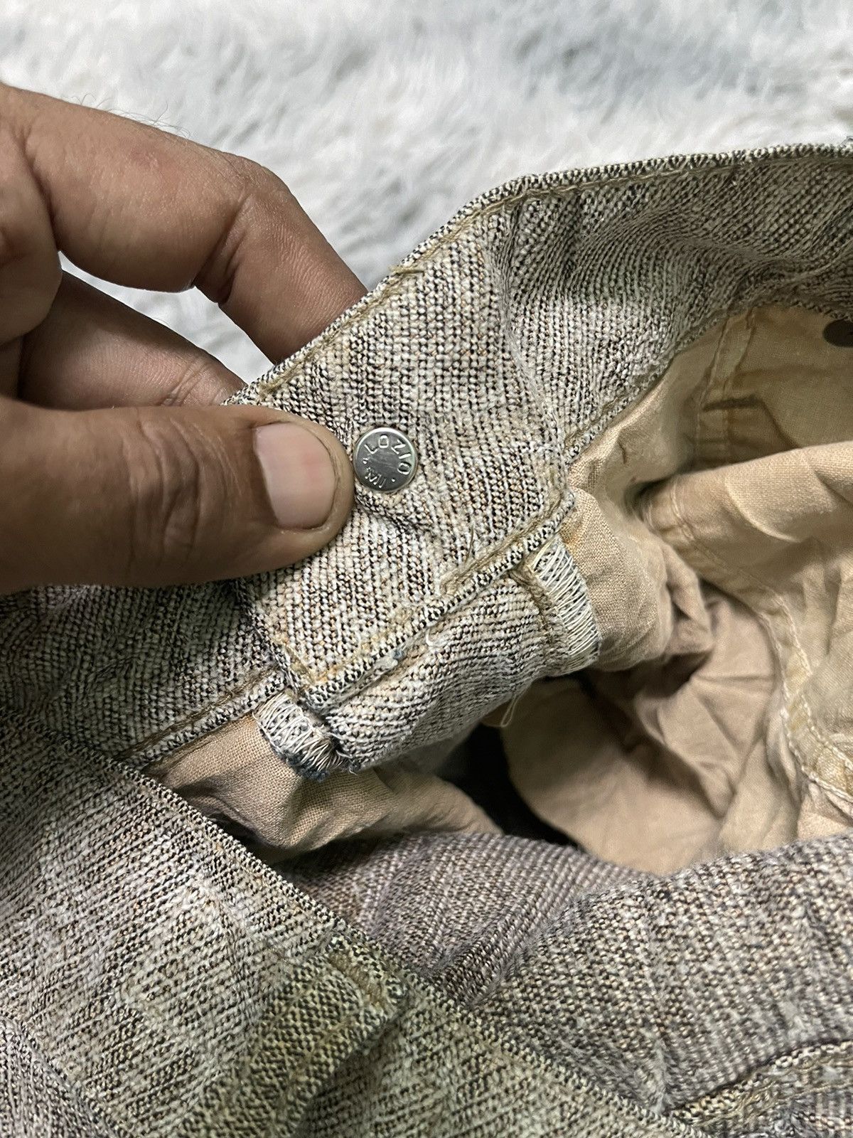 Emporio Armani 90s EMPORIO ARMANI MUD WASH DENIM JEANS RARE DESIGN Size US 34 / EU 50 - 19 Thumbnail