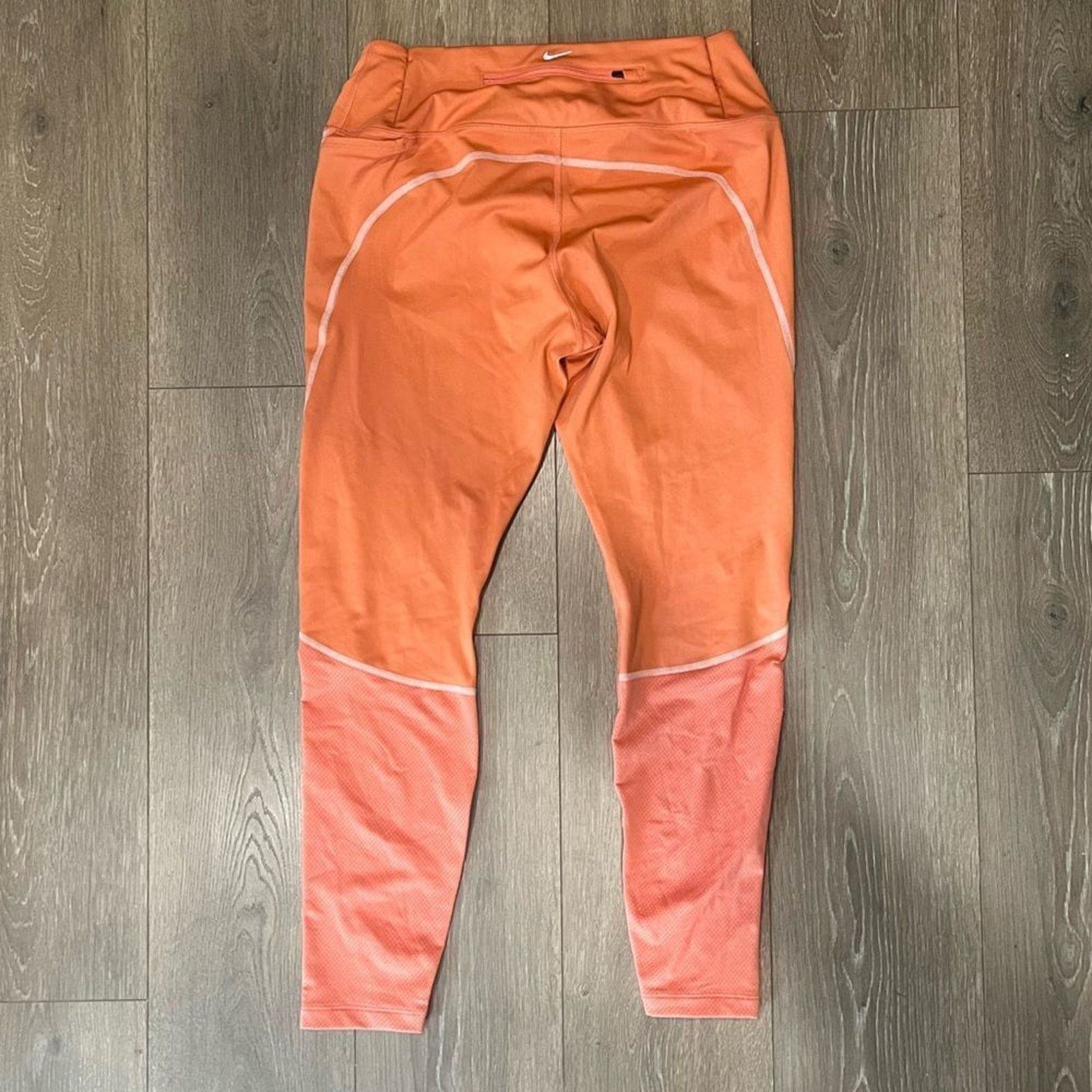 Nike NWOT Nike Dri-FIT Leggings Icon Clash Coral - Size XL Size 34" / US 12 / IT 48 - 7 Thumbnail