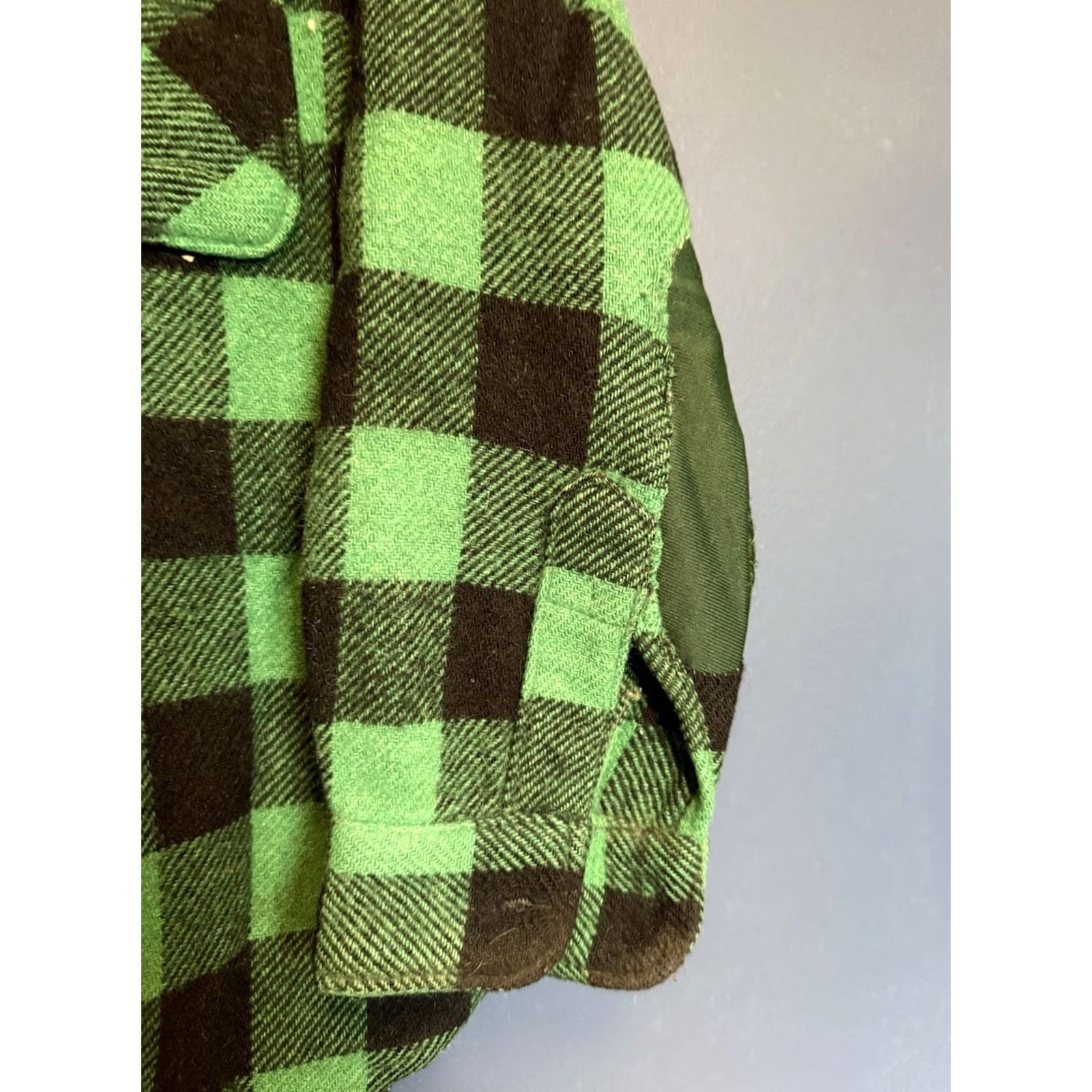 Vintage VINTAGE Workmaster Wool Green Plaid Button-Up Flannel Shirt M Mens 40s Size US M / EU 48-50 / 2 - 5 Thumbnail