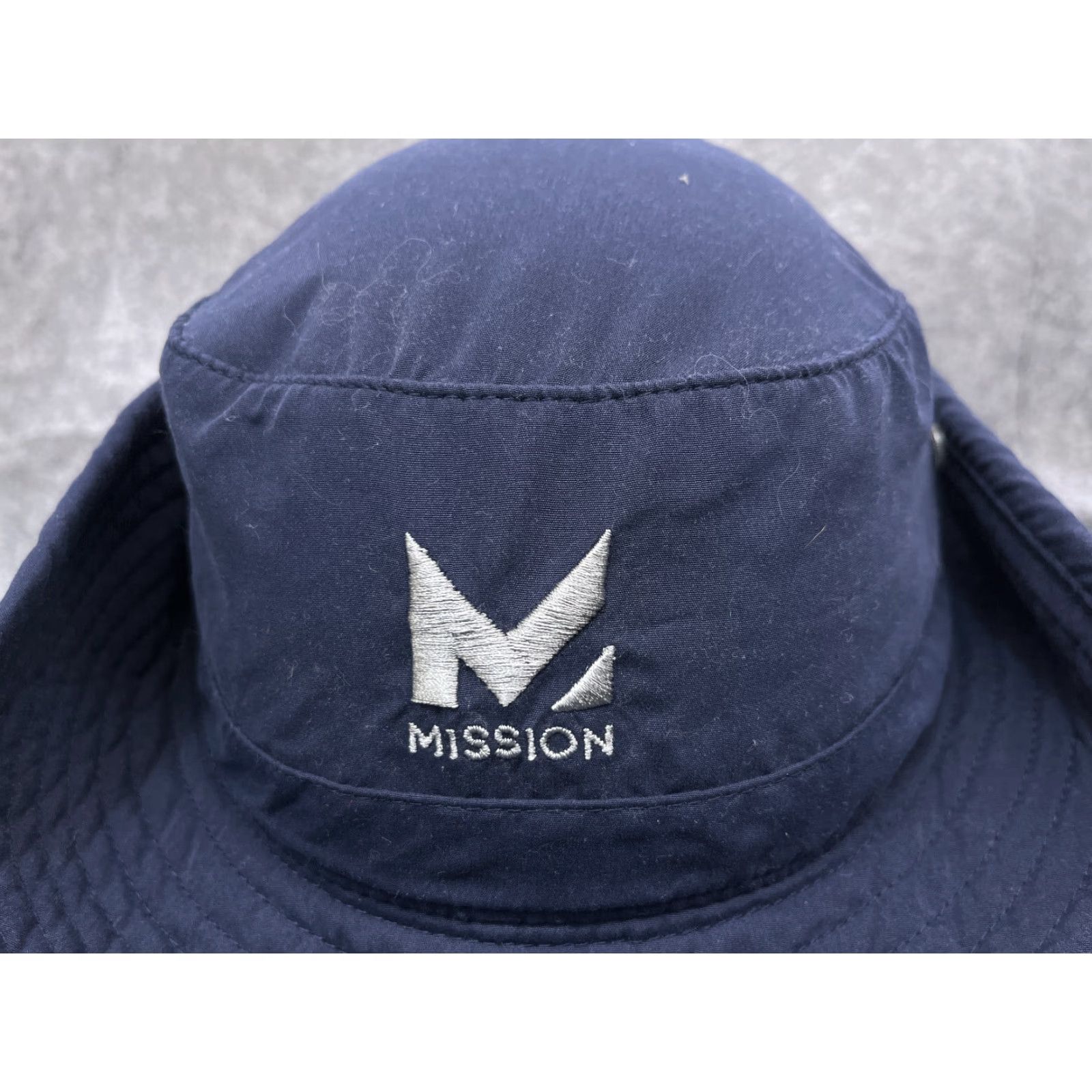Commission Mission Hat Adult One Size Blue Polyester Spandex Camouflage Bucket Hat Hike Camp Travel Casual Workwear Men Mens Size ONE SIZE - 2 Thumbnail