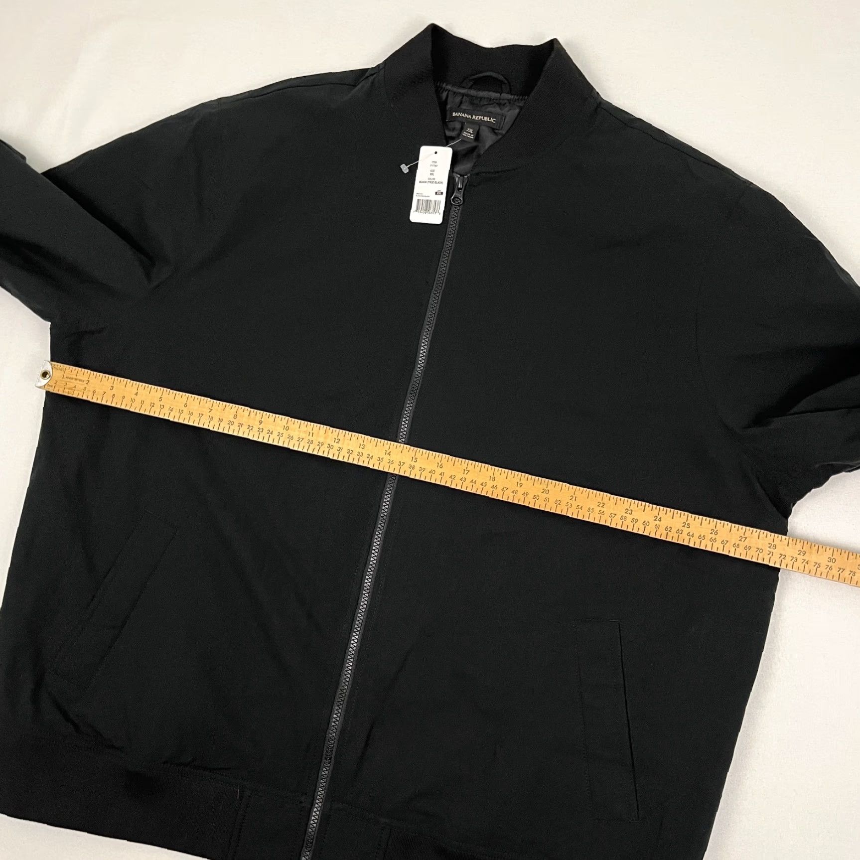 Banana Republic Banana Republic Bomber Jacket Mens 2XL Black Water Resistant Full Zip Lined NEW Size US XXL / EU 58 / 5 - 5 Thumbnail