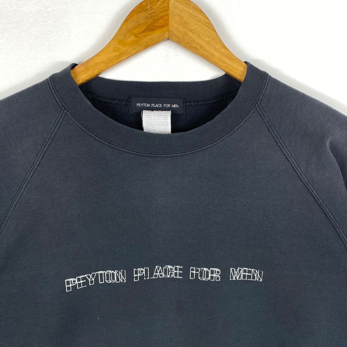 PPFM Vintage 90's PEYTON PLACE For Men Logo Distressed Crewneck Size US L / EU 52-54 / 3 - 2 Thumbnail
