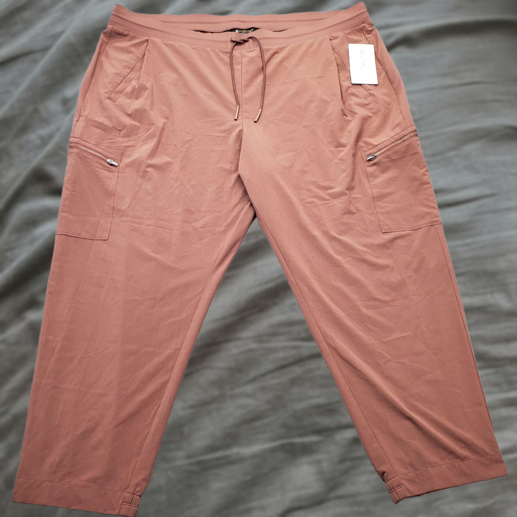 Athleta Athleta Pants Womens 24 Multi Stretch Pockets Drawstring Waist Size 42" / US 20 - 1 Thumbnail
