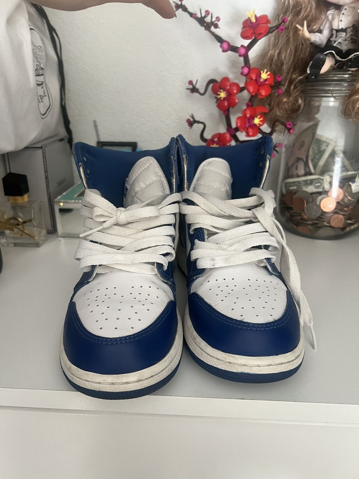 Jordan Brand Jordan Nike Air Jordan 1 Retro Storm Blue Size US 7 / EU 40 - 3 Thumbnail