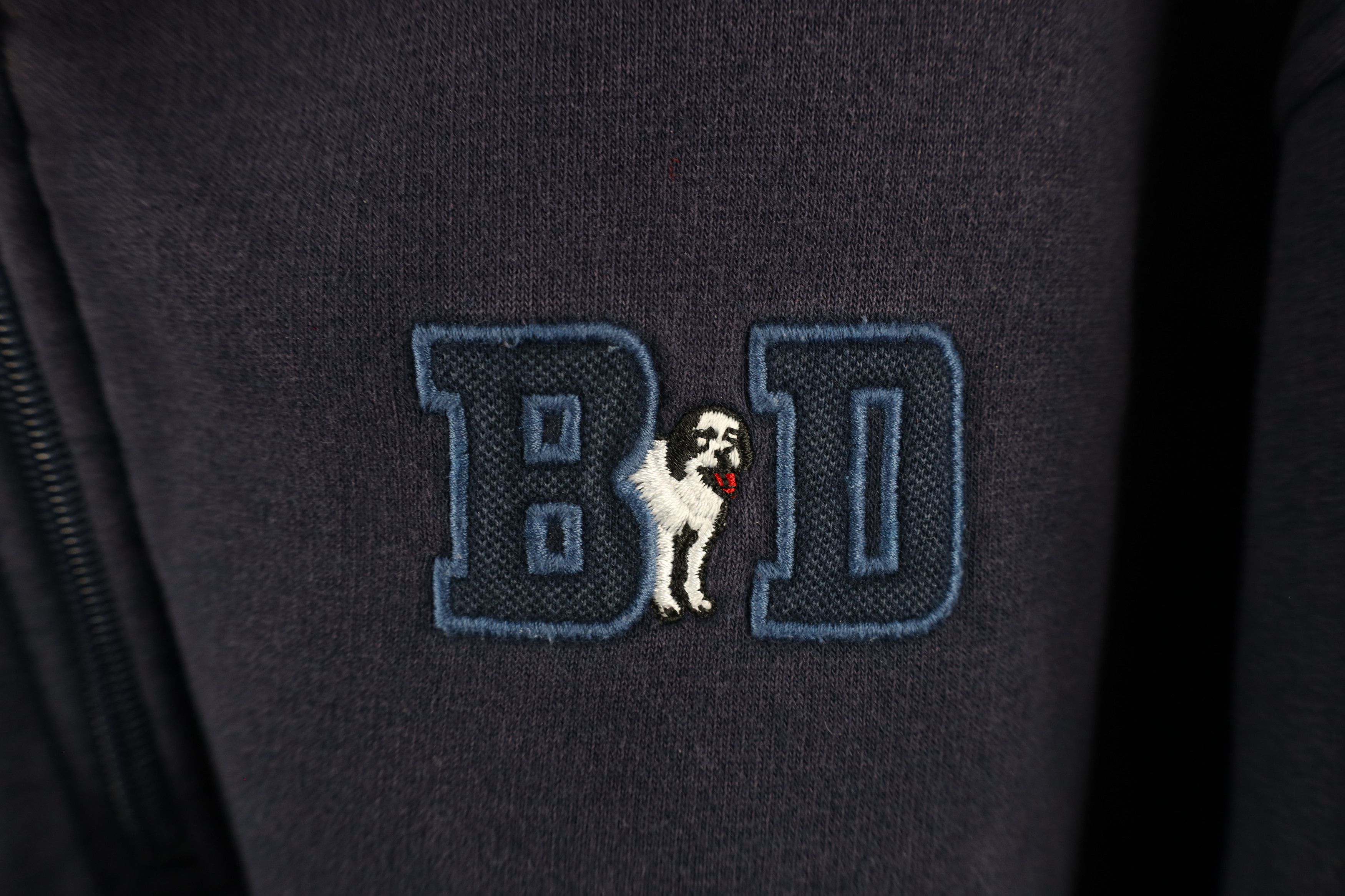 Big Dogs × Vintage Vintage Big Dogs Heavyweight Fit Half Zip Sweatshirt Blue Size US XL / EU 56 / 4 - 4 Thumbnail