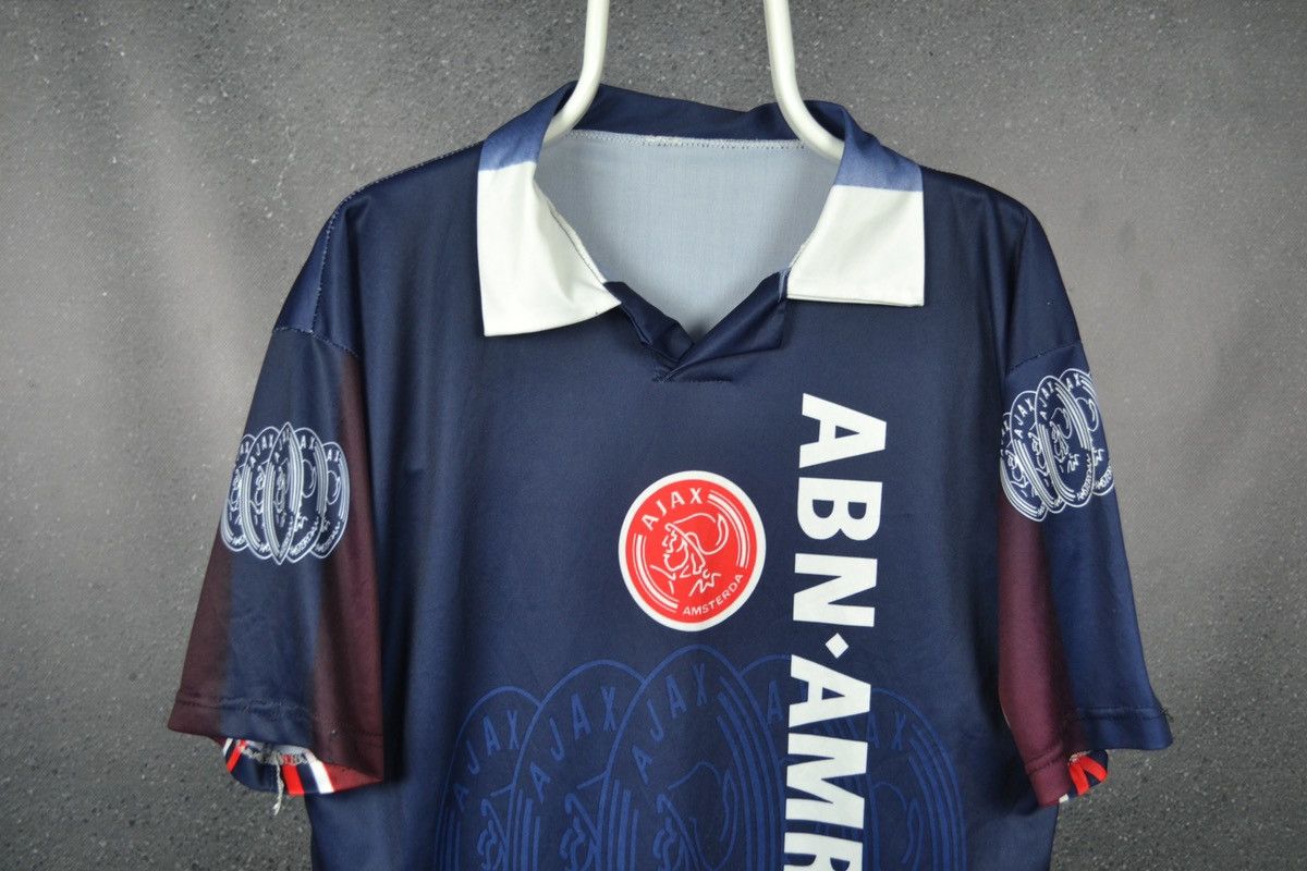 Vintage Ajax Amsterdam 1997 1998 away style vintage soccer jersey Size US L / EU 52-54 / 3 - 3 Thumbnail
