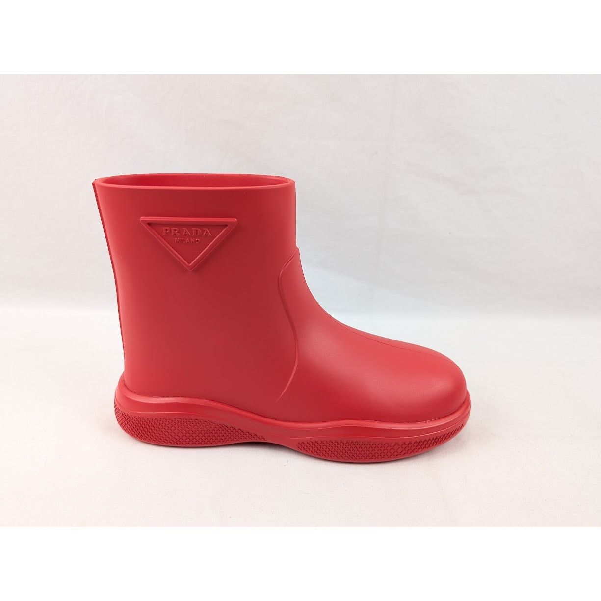 Prada o1rshd1 Mellow Ankle Boots in Rosso Size US 10 / EU 43 - 1 Thumbnail