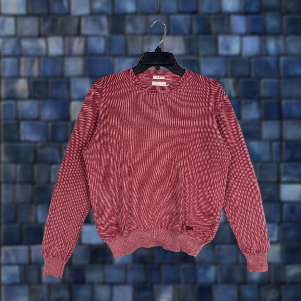 Pepe Jeans Pepe Jeans Sweater Mens Medium Pink Slim Fit Cotton Crewneck Knit London Hip Hop Size US M / EU 48-50 / 2 - 1 Thumbnail