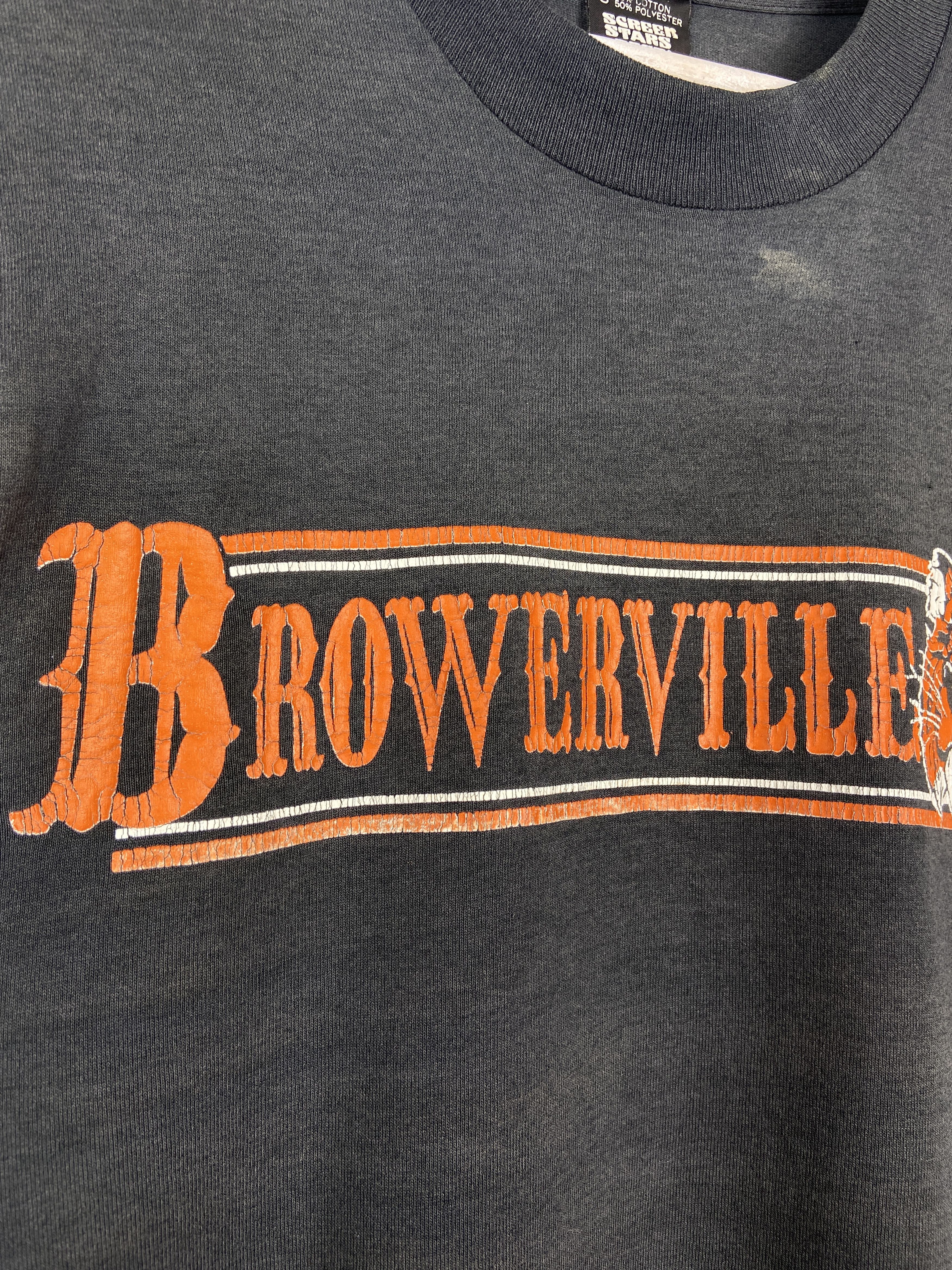 Vintage 90s Vintage Broverville Tigers Basketball College USA Tshirt Size US S / EU 44-46 / 1 - 7 Thumbnail