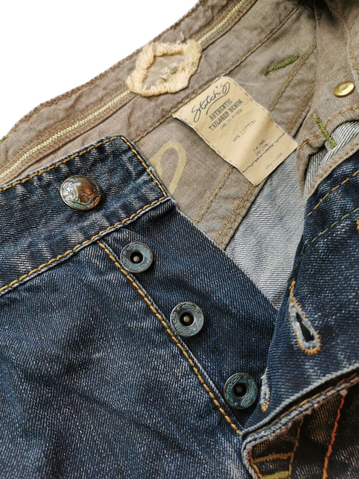 If Six Was Nine × Stitch's Jeans × Vintage Stitchs Flare Jeans Size US 33 - 8 Thumbnail
