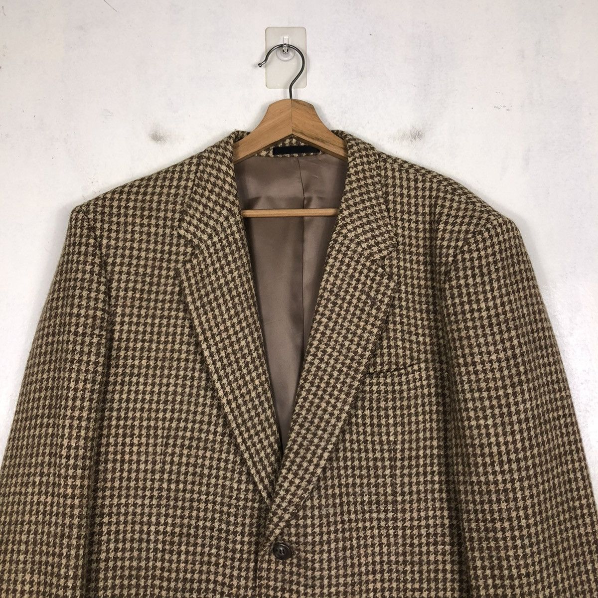 Harris Tweed 📌VINTAGE DOUBLE BREAST WOOL HARRIS TWEED HERRINBONE Size US M / EU 48-50 / 2 - 4 Thumbnail