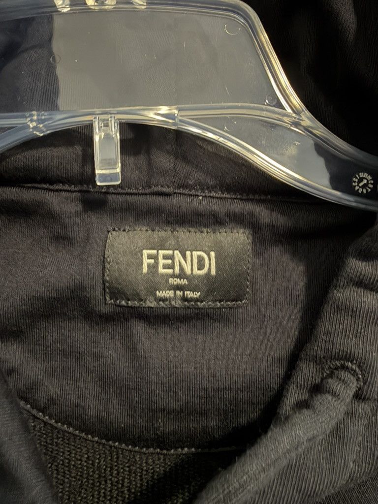 Fendi Black Monste Face Fendi Hoodie Size US M / EU 48-50 / 2 - 4 Thumbnail