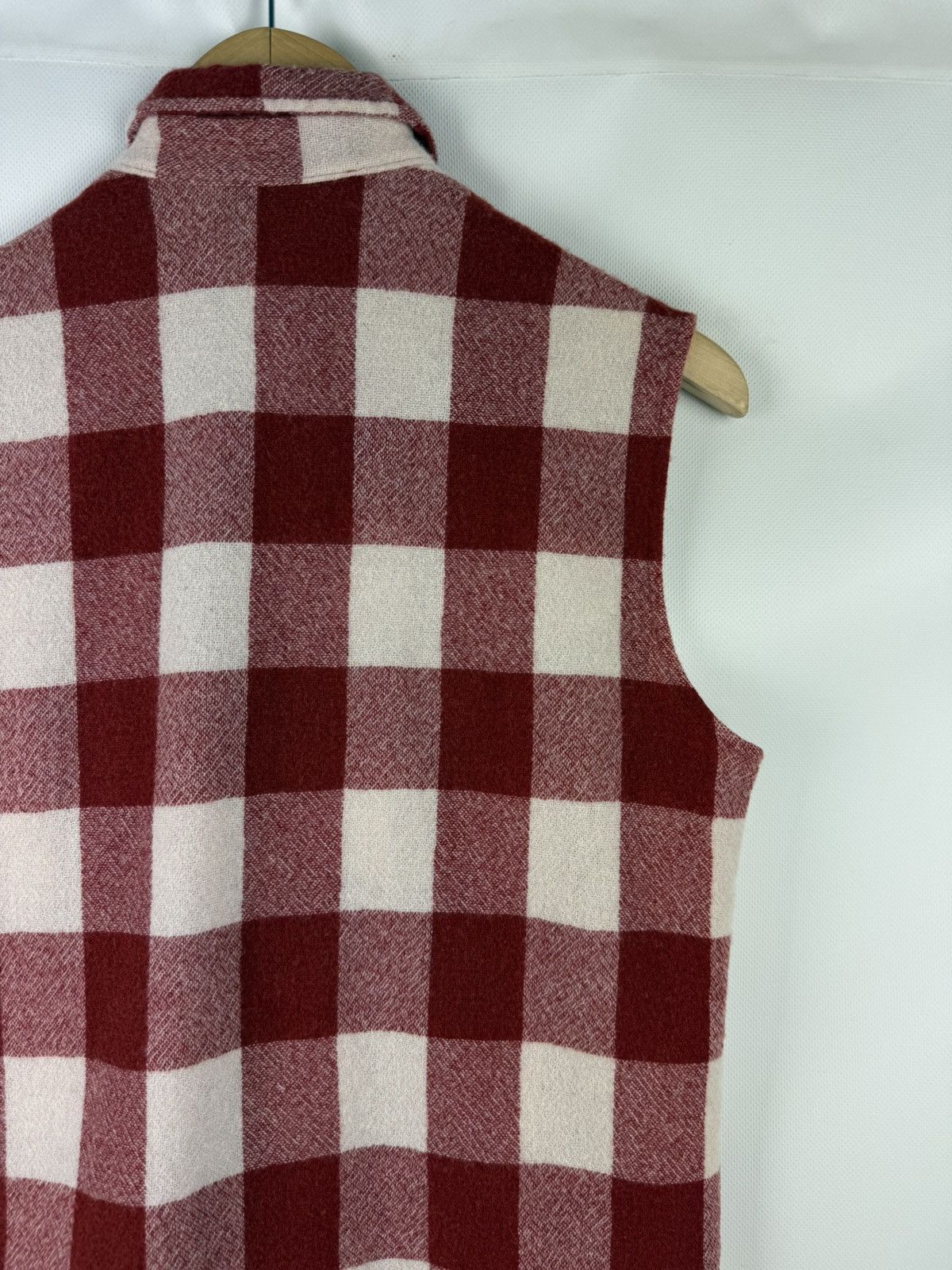 Barena Venezia Barena Venezia Sleeveless Plaid Wool Button Up Shirt Vest Size S / US 4 / IT 40 - 17 Thumbnail