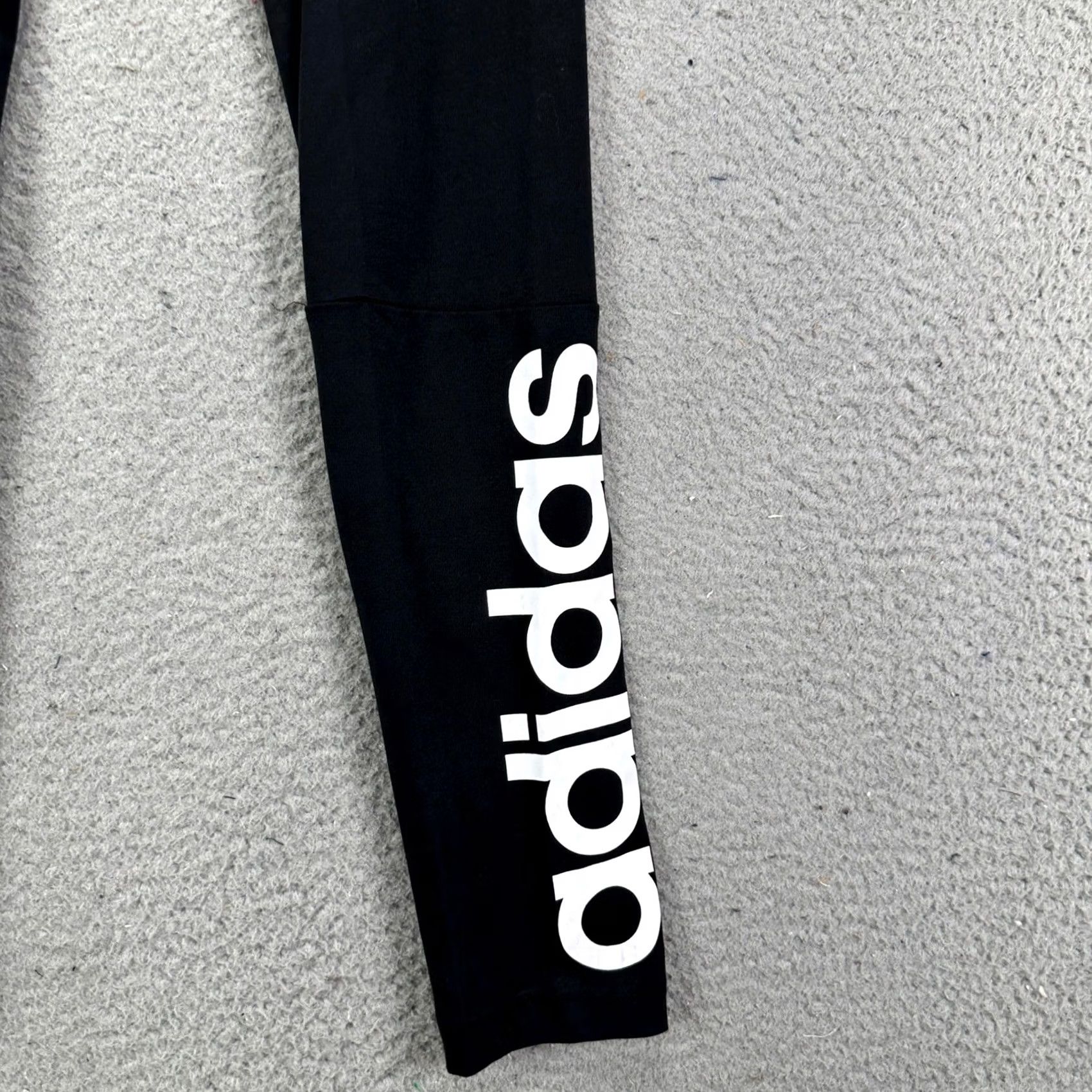 Adidas Adidas Womens Legging Pants XS Black Stretch Exercise Workout Pull On Fitted NEW Size 26" / US 2 / IT 38 - 6 Thumbnail