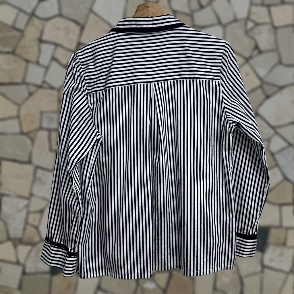 Vintage VINTAGE Kate Spade Dream Little Dream Button Down Striped Pajama Top Women’s Sz Medium Size M / US 6-8 / IT 42-44 - 1 Thumbnail