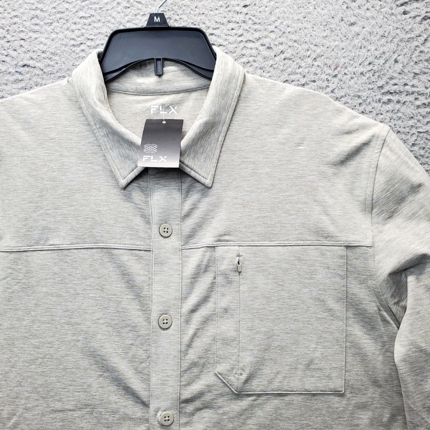 Vintage Flx Winter Wander Shirt Men XL Brown Soft Cozy Warm Long Sleeve Collar Button-Up - Shop Now Size US XL / EU 56 / 4 - 7 Thumbnail
