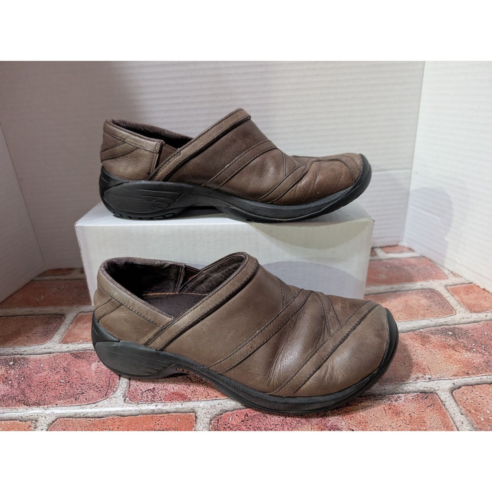 Merrell MERRELL Encore Eclipse 2 Sz 8 Leather Slip-On Loafers Womens Size US 8 / IT 38 - 7 Thumbnail