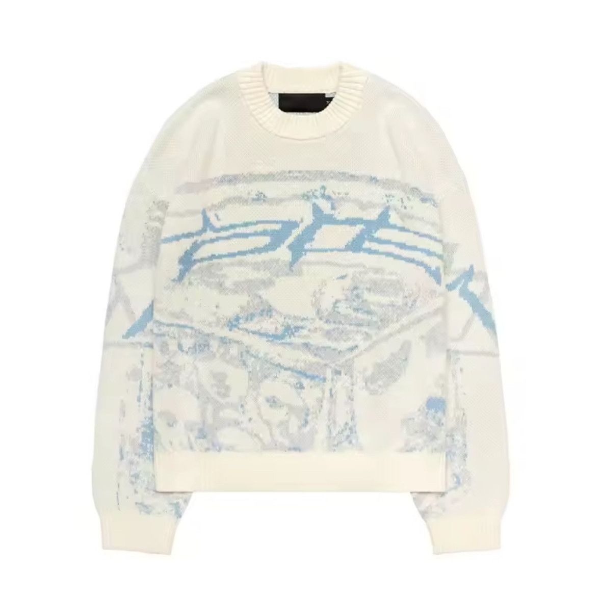 Other Streetwear Retro Y2K Creative Stripe Jacquard Knitwear Size US L / EU 52-54 / 3 - 1 Thumbnail
