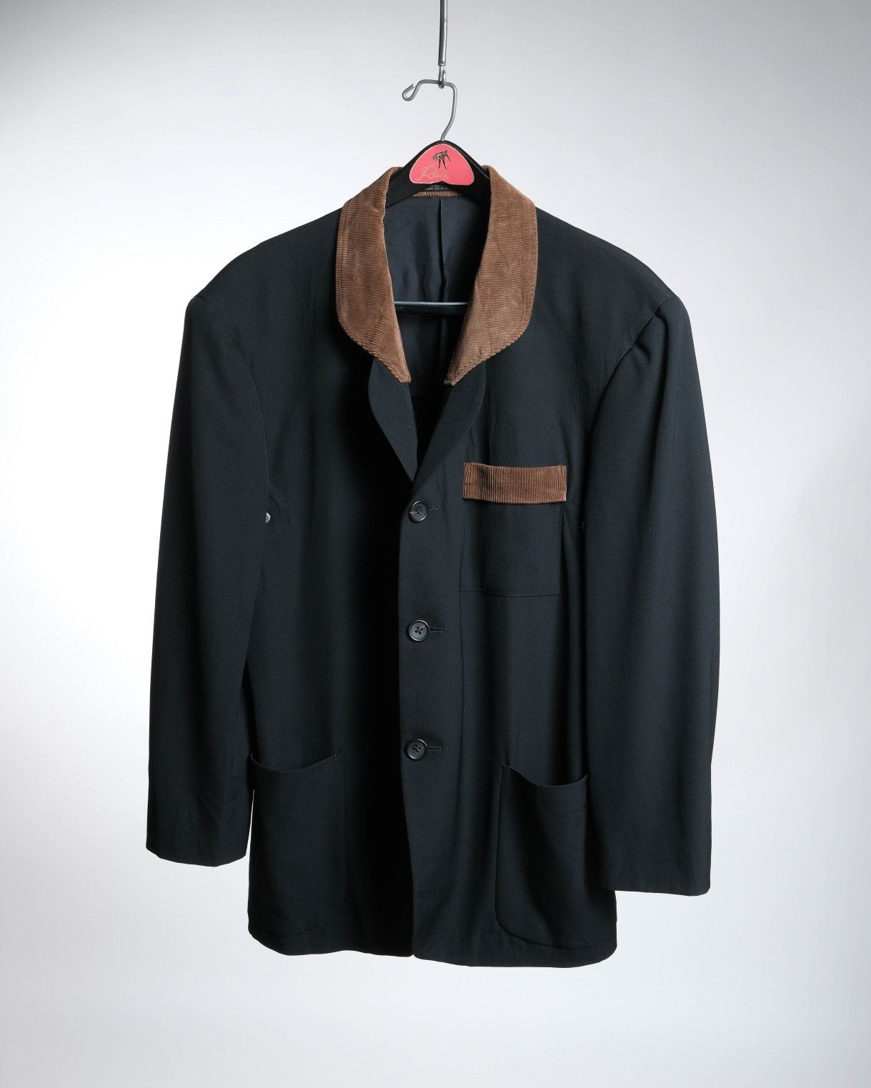 Yohji Yamamoto Yohji Yamamoto Pour Homme Corduroy Collar Blazer Size 38L - 1 Thumbnail