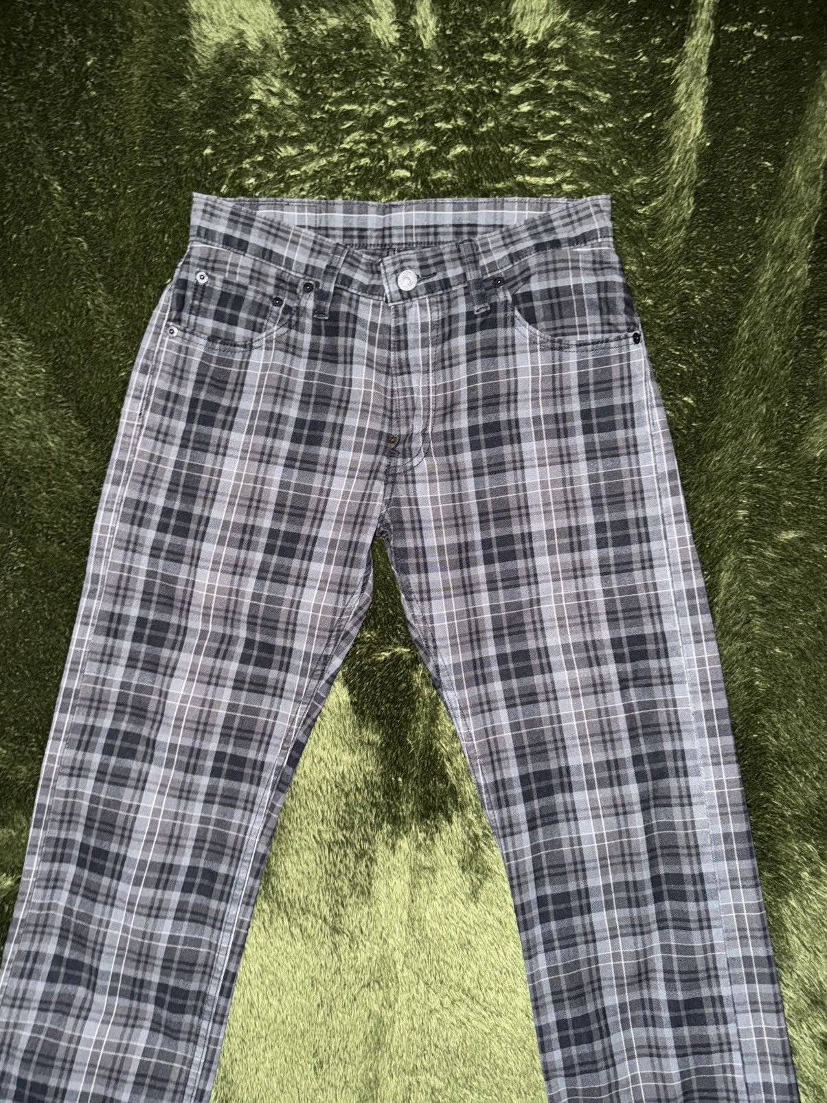 Levi's [W28/L33] Levi’s 505 Plaid Check Black Label Cotton Pants Size US 28 / EU 44 - 4 Thumbnail