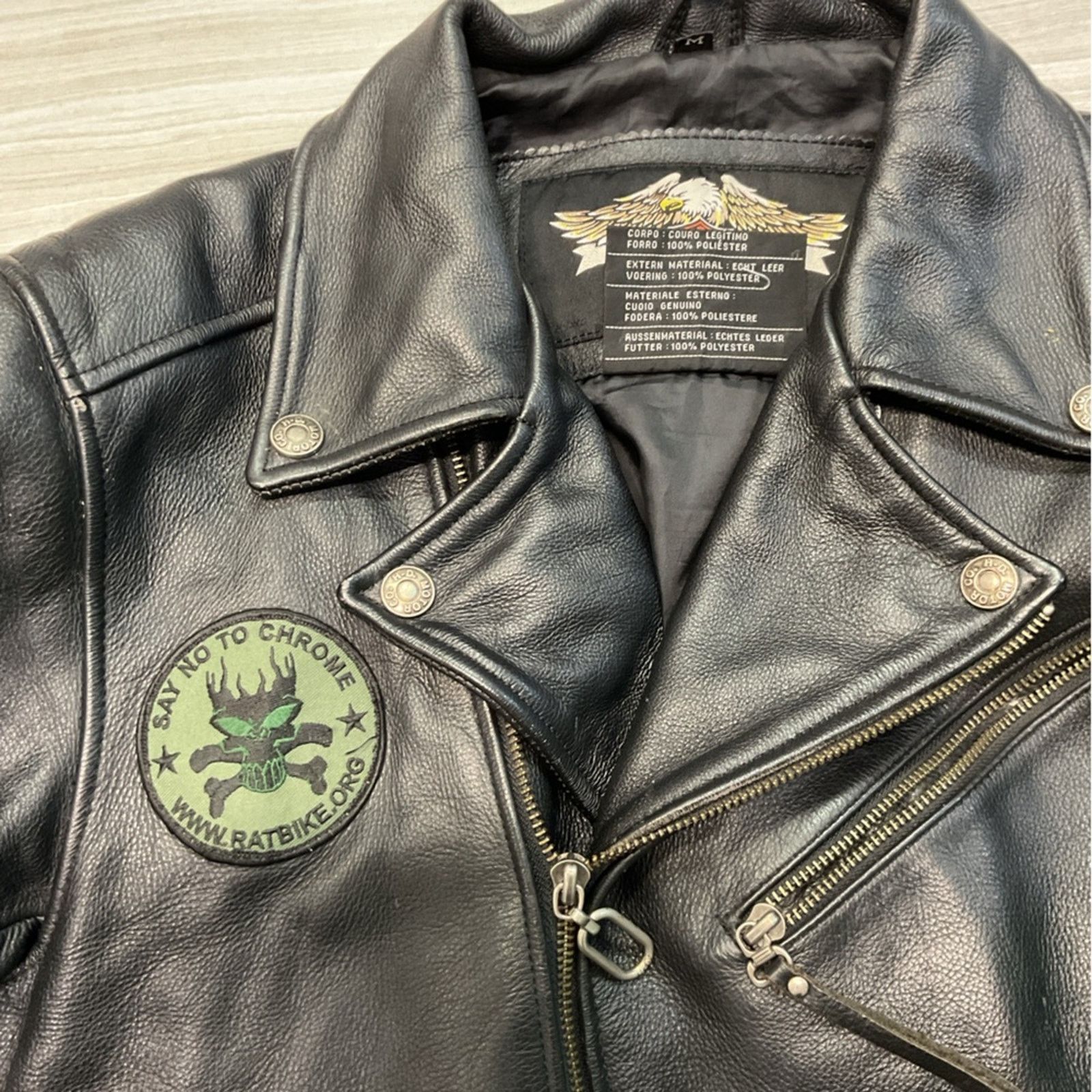 Harley Davidson Harley Davidson ‘Blazing Bones’ Leather Jacket Size US M / EU 48-50 / 2 - 5 Thumbnail