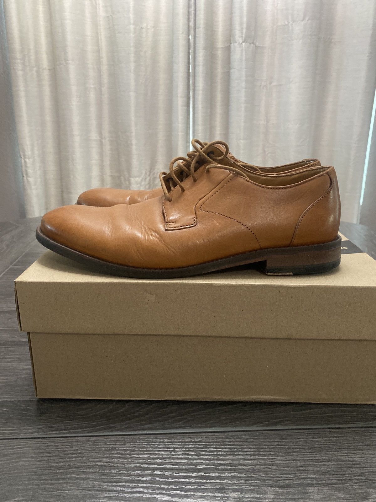 Clarks × Designer × Vintage Vintage Clark’s Edward Dress Shoes (8-8.5) Size US 8 / EU 41 - 1 Thumbnail