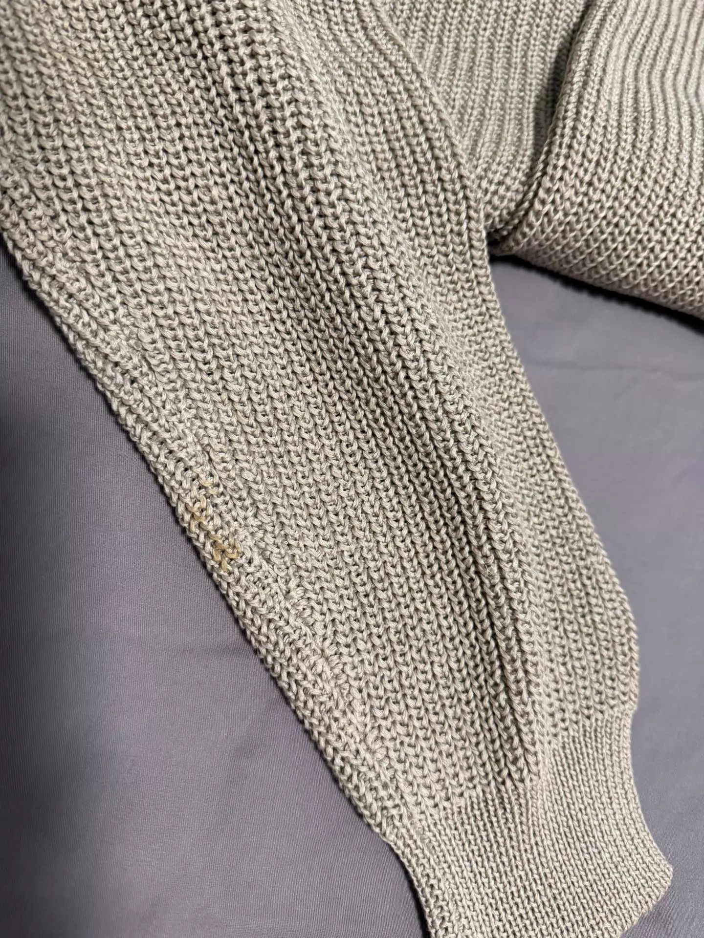 Supreme Supreme CDG Tan Sweater L (New, Slight Yellowing) Size US L / EU 52-54 / 3 - 8 Thumbnail