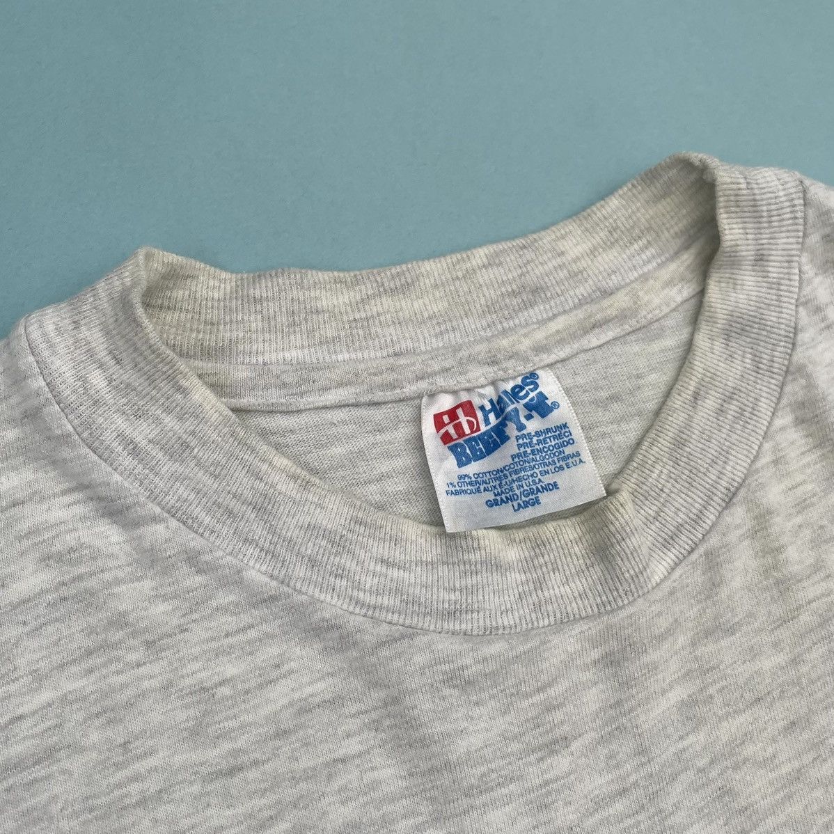 Apple × Hanes × Vintage Vintage 90s Apple computer graffiti tech t shirt tee Hanes Size US L / EU 52-54 / 3 - 4 Thumbnail