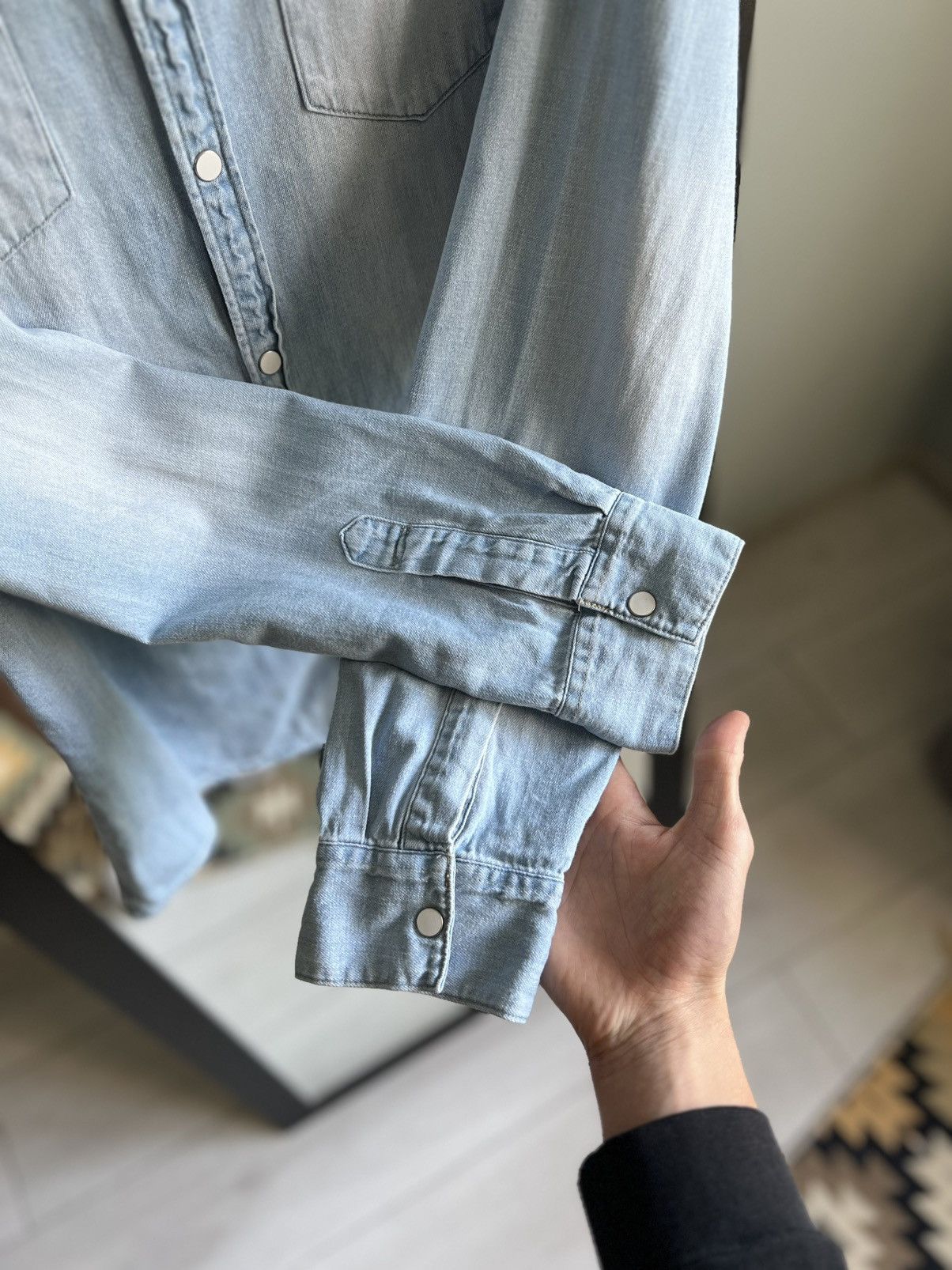 Allsaints Allsaints Denim Western Shirt Size US M / EU 48-50 / 2 - 5 Thumbnail
