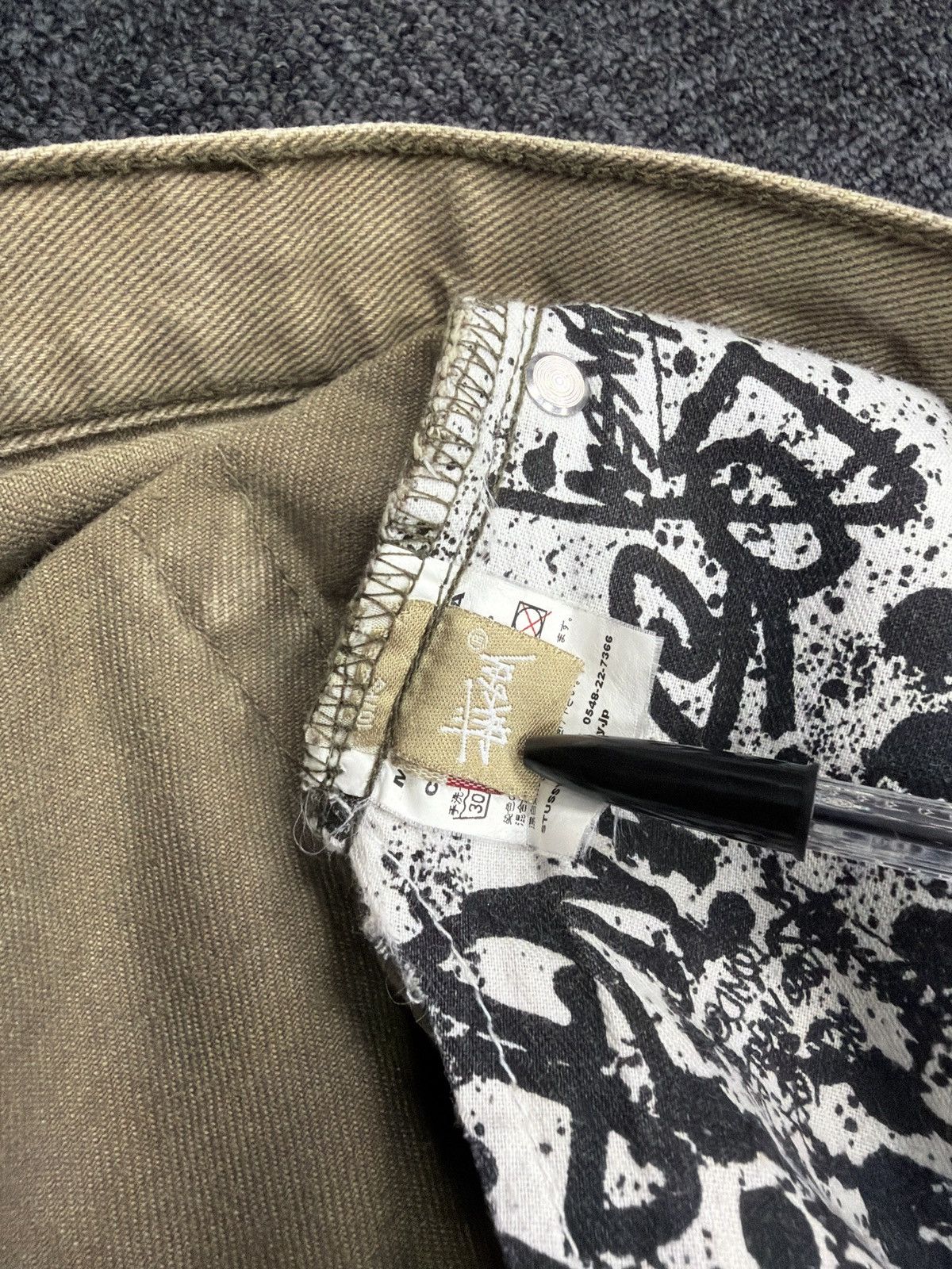 Stussy Vintage Stussy Tan Workwear Jeans - Waist: 32” Size US 32 / EU 48 - 11 Thumbnail