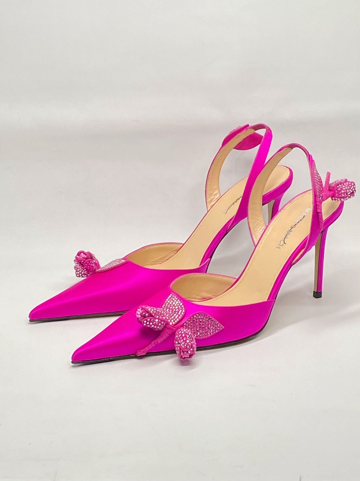 MACH & MACH Mach & Mach Wonder Tulip 95MM Crystal Slingback Pump size 40 Size US 10 / IT 40 - 6 Thumbnail