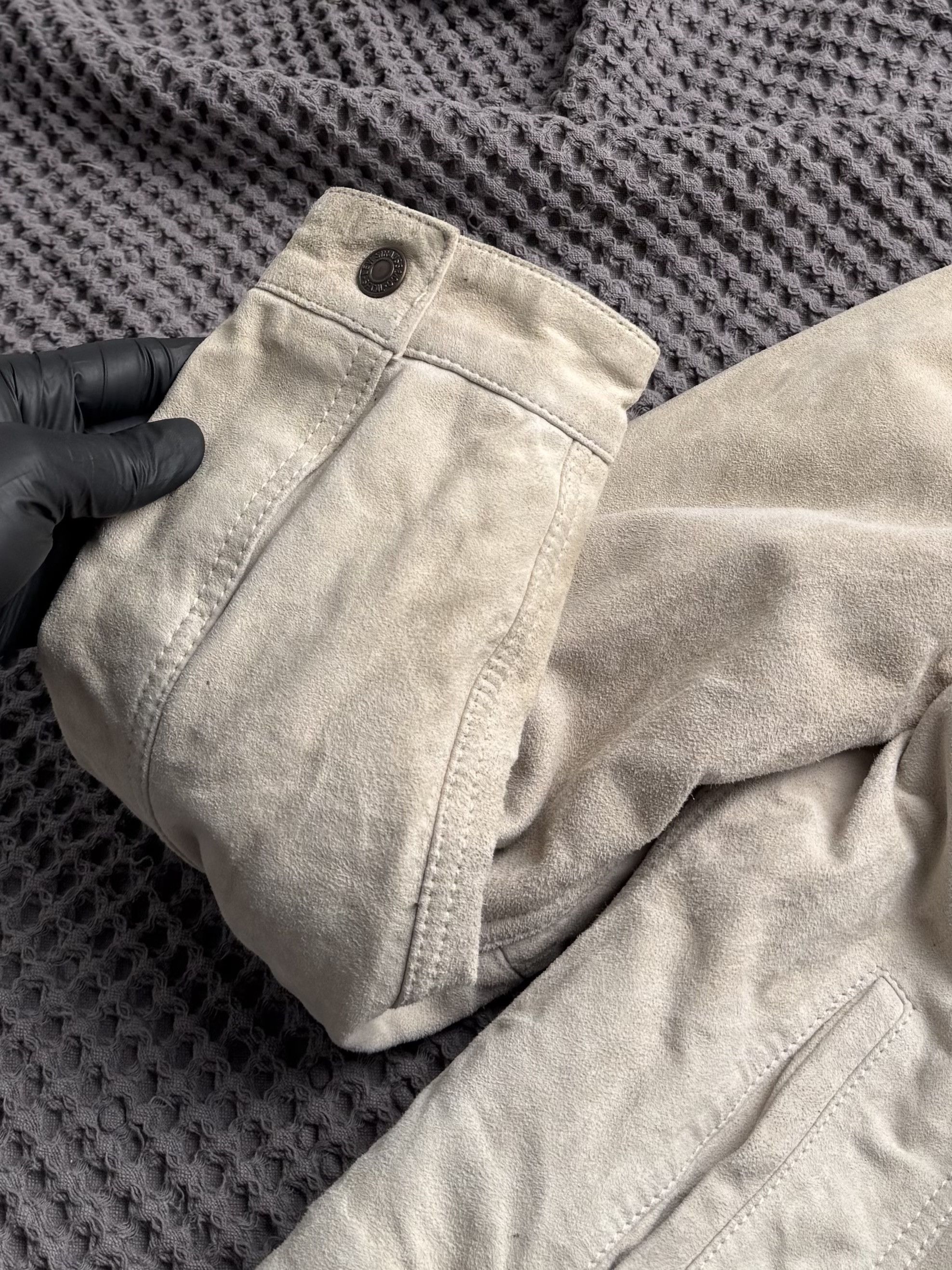 Levi's Levi’s Vintage Suede Sherpa Trucker Jacket Western Coat Size L / US 10 / IT 46 - 6 Thumbnail