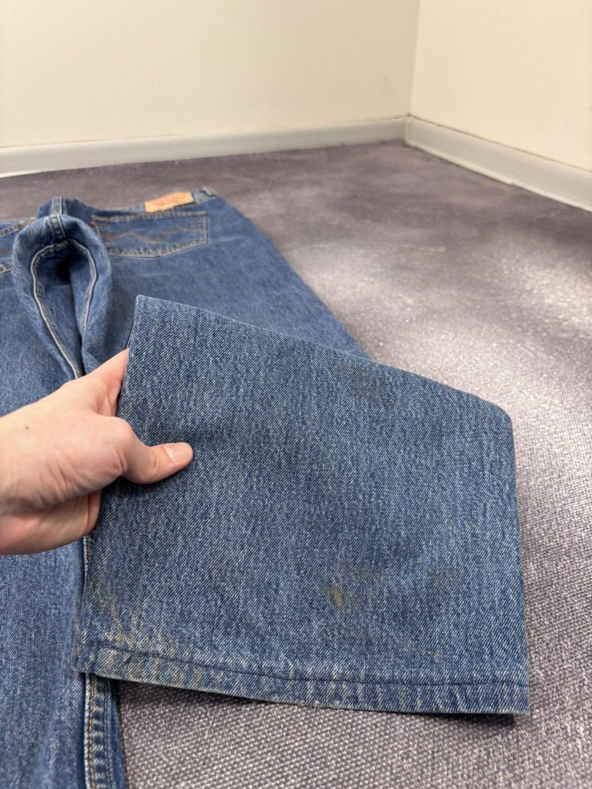 Levi's Vintage Levi’s 751 Men’s Straight Leg USA Blue Denim Jeans Size US 40 / EU 56 - 6 Thumbnail