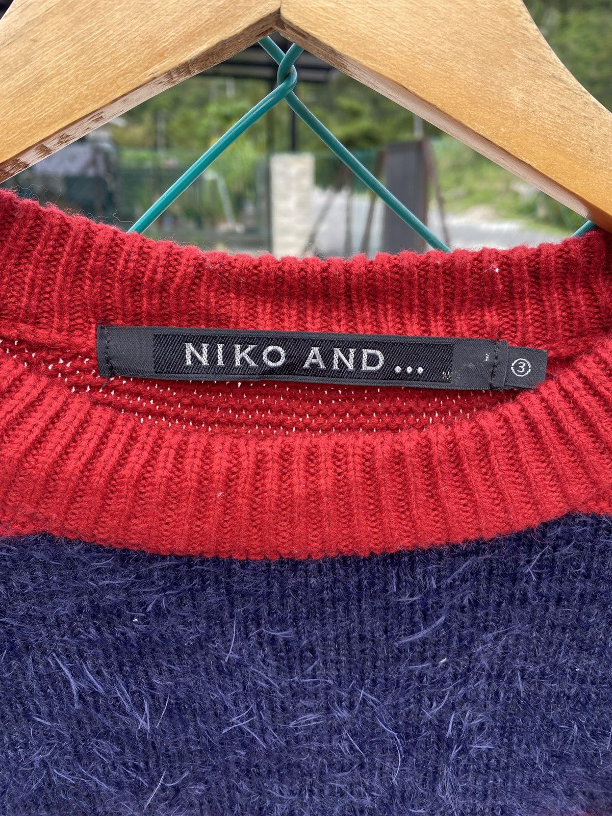 Japanese Brand Niko And cable knit sweater like kurt cabain style Size US M / EU 48-50 / 2 - 6 Thumbnail