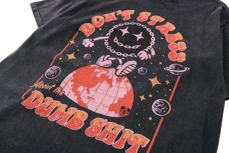 Japanese Brand × Vintage 90s Design Dumb Shit Oversized Printed Vintage T Shirt Size US M / EU 48-50 / 2 - 3 Thumbnail