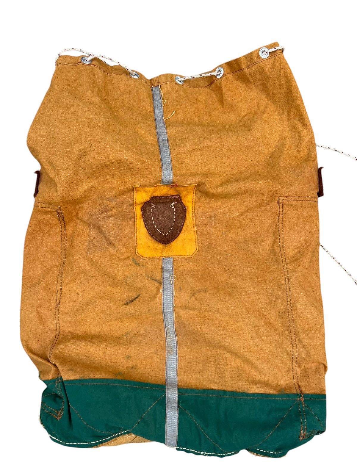 Vintage Distress Fade 60s 70s Japan Duck Canvas Hiking Backpack Huge Size ONE SIZE - 24 Thumbnail