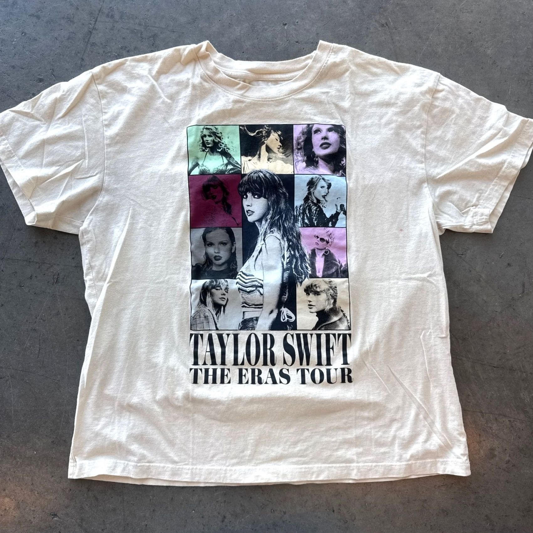 Vintage VINTAGE Taylor Swift Eras Tour Concert Band Short Sleeve Graphic Tee XL Mens Beige 2000s 90s 00s Ladies Girls Womens Size US 36 / EU 52 - 2 Thumbnail
