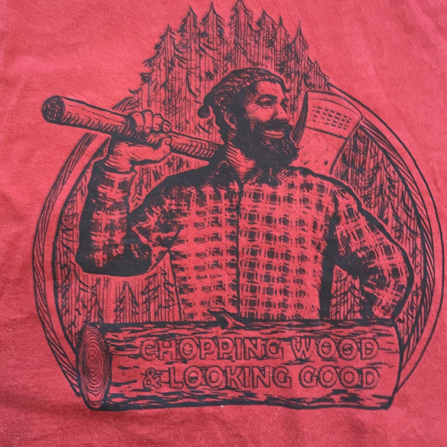 Duluth Trading Company DULUTH TRADING CO Long Tailed Tee Graphic Pocket Tee Mens L Red Shirt Men Size US L / EU 52-54 / 3 - 7 Thumbnail